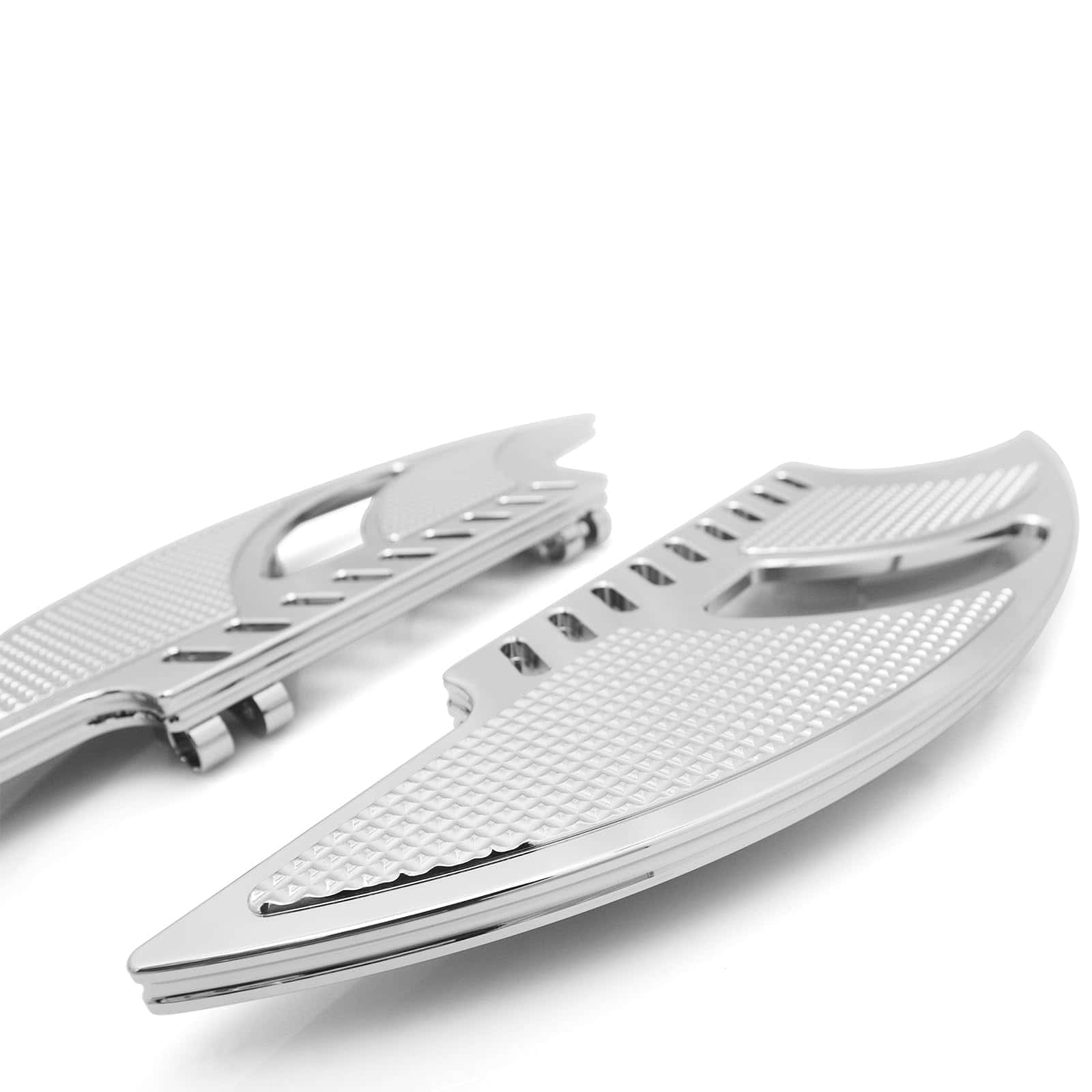 ALLOYFORGE Chrome Touring floorboards Street Glide FLHX Toe - Imagen 4