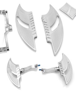 ALLOYFORGE Chrome Touring floorboards Street Glide FLHX Toe