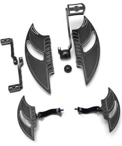 Para Harley road glide street glide ultra Negro Juego de