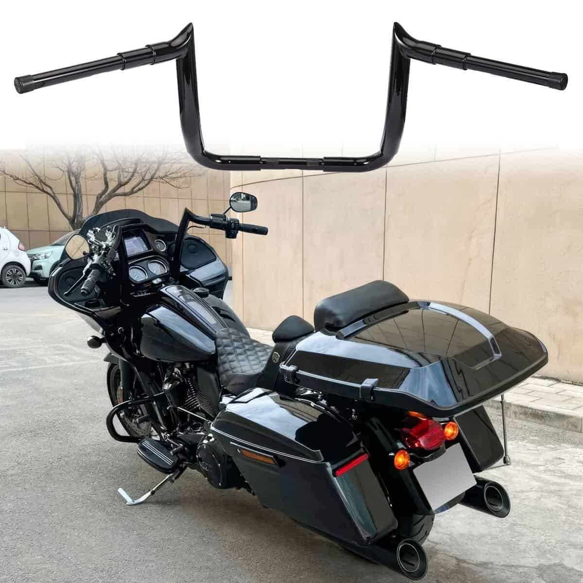 Manillares de 12" Ape Hangers Kiawnia 1 � Barra Meathook