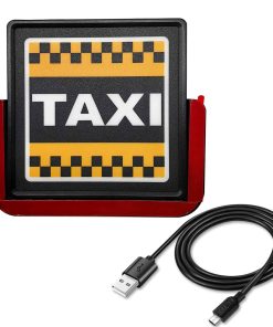 TAXI SIGN Luz LED Brillante Calcomanías para Coche Señal de