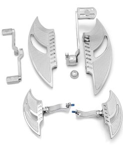 Tableros de piso cromados para Harley Street Road Glide