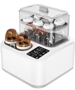 Calentador de biberones BRBLUERISE, 8 en 1, Rápido y