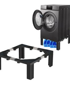 Pedestal de Lavandería de Acero Inoxidable -Negro