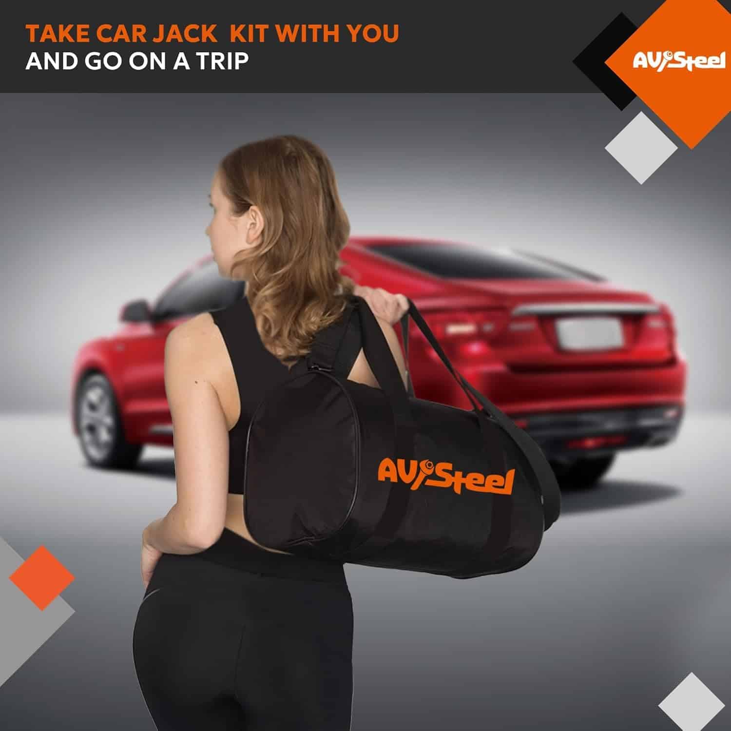 Gato de tijera AV Steel para coche 2 Toneladas (4409 - Imagen 8