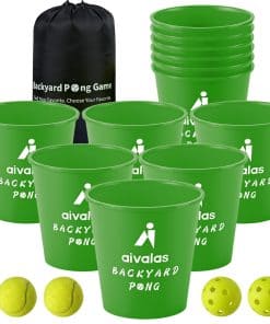 Juego de Aivalas Yard Pong para Exteriores, Juego Gigante