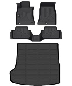 Juego Completo de Tapetes para el Piso del Auto y Tapete de