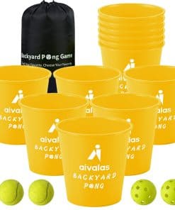 Juego Aivalas Yard Pong para Exteriores, Juego de Juegos