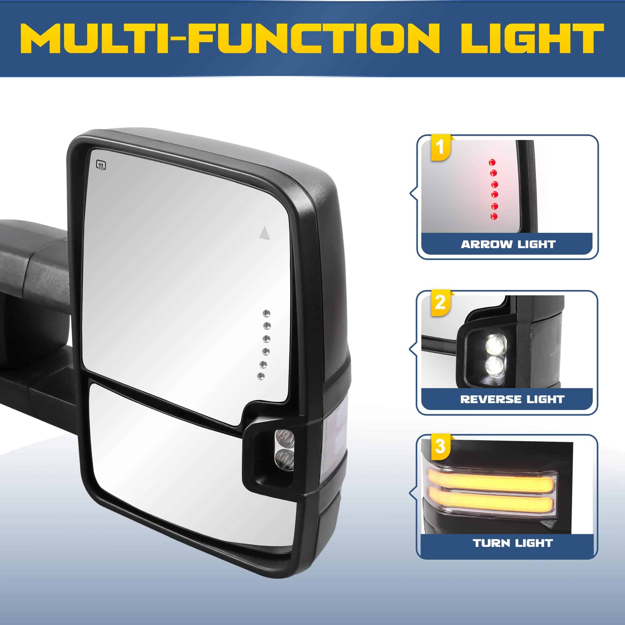 Espejos de Remolque Power Fold Power Folding Compatible - Imagen 5