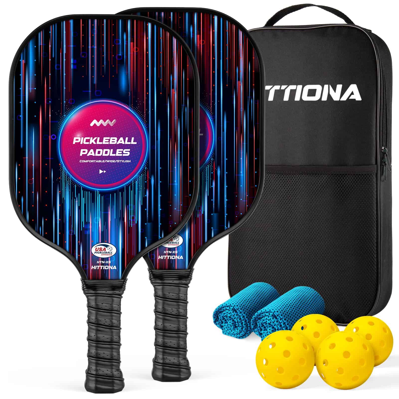 Paletas de Pickleball HITTIONA - Juego de -Paletas de Pickle