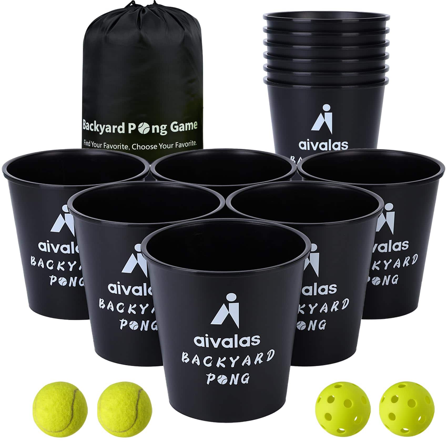 Juegos de Exterior Aivalas Yard Pong, Juego de Juegos de