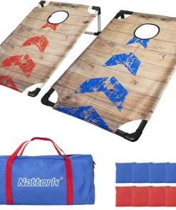 Set de Cornhole Portátil Juego de Exteriores con Marcos de