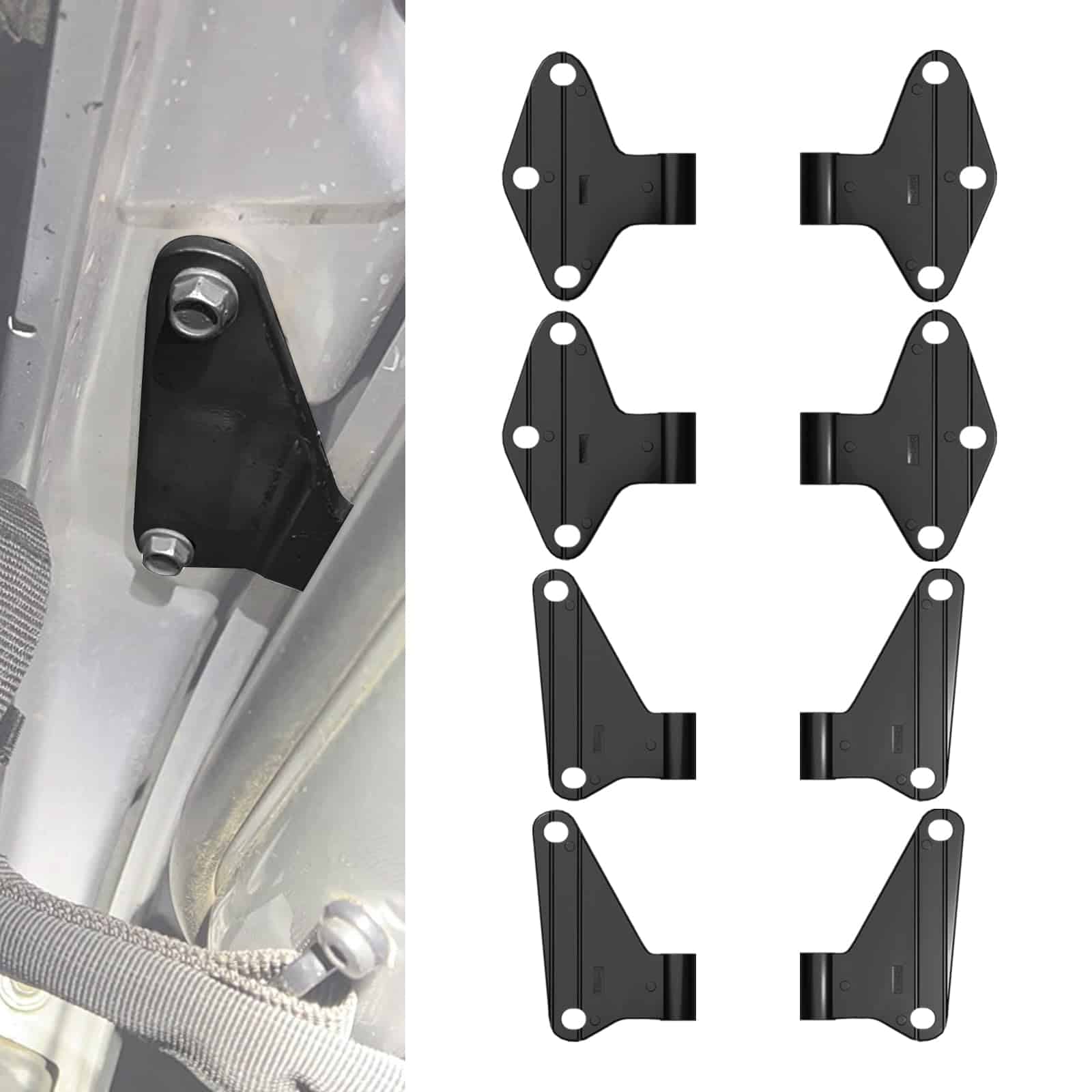 Juego de 8 Bisagras de Puerta Interior para Jeep Wrangler
