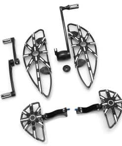Para Harley Touring Road glide floorboards rider passenger