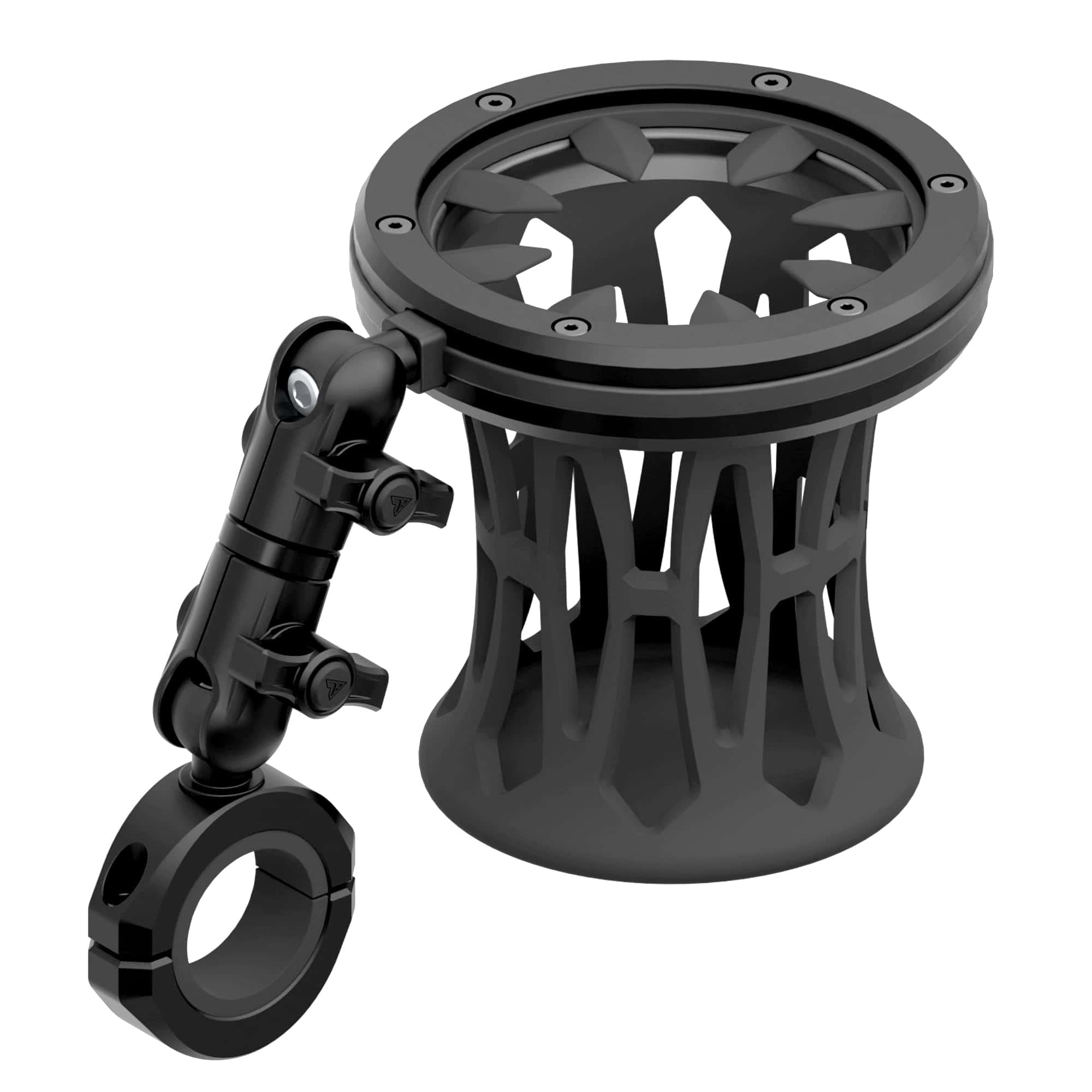 Portavasos para motocicleta Tackform Negro - Para botellas