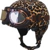 Casco de moto mitad aprobado por DOT, casco retro de cuero