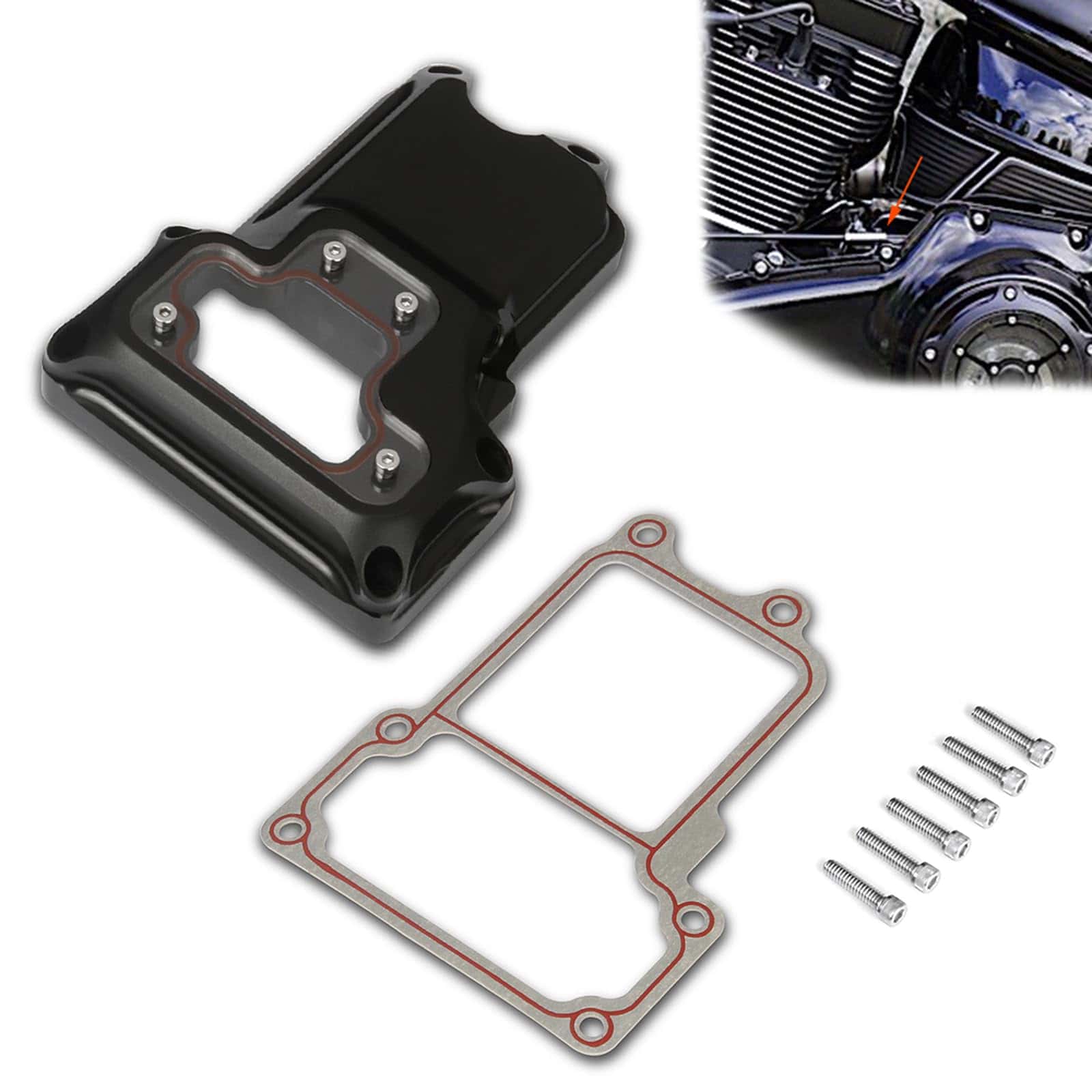 Cubierta superior de transmisión Clarity para motor Twin
