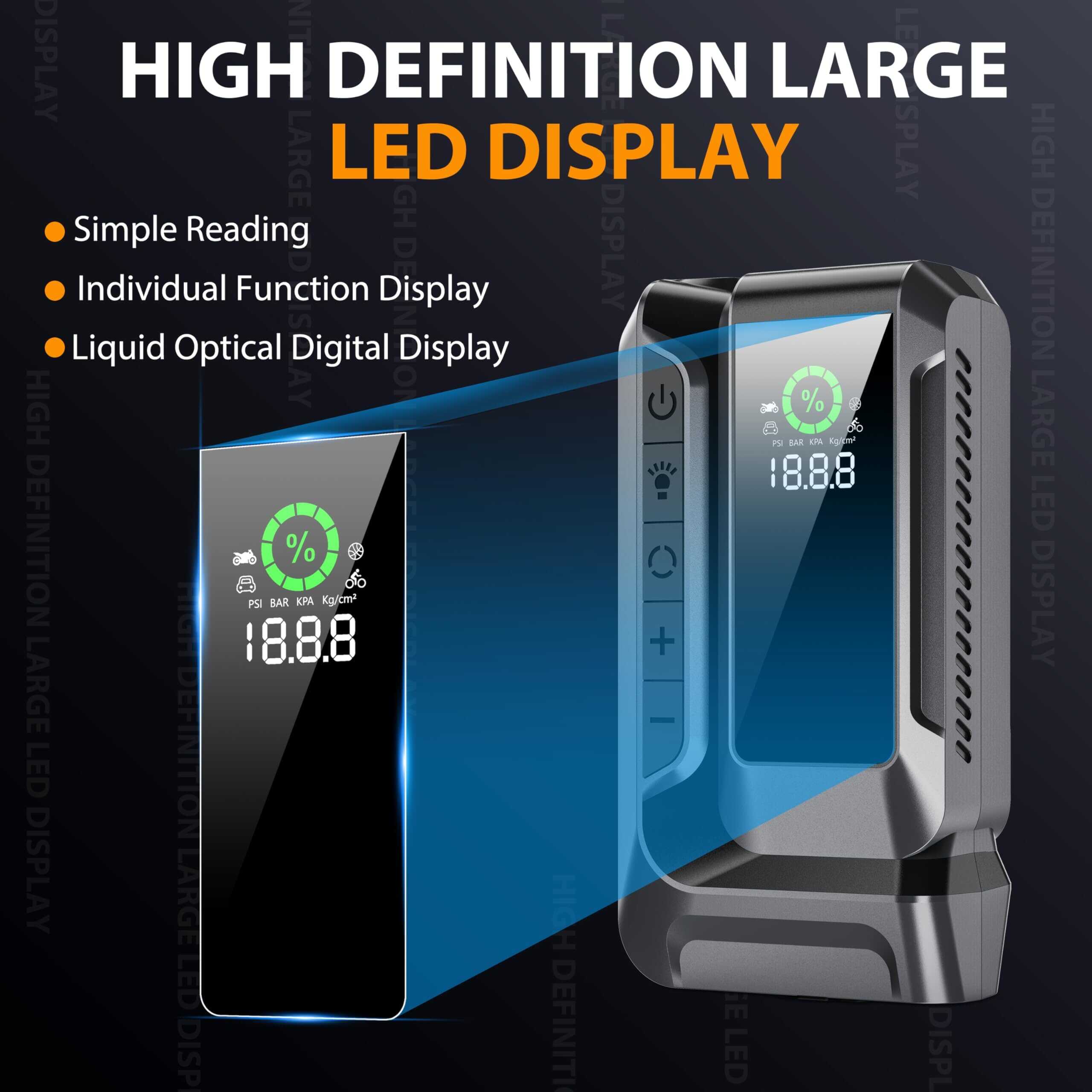 Arrancador de Coche Scatach Q16 3000A con Compresor de - Imagen 3