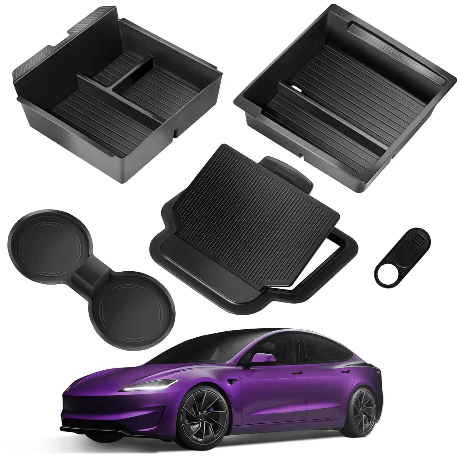 Bandeja organizadora de consola central de actualización