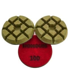 Juego de 3 almohadillas de pulido de concreto HONGUIS de 3