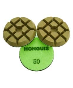 Juego de 3 Pads de Pulido de Diamante HONGUIS de 3 pulgadas