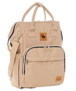 Mochila de pañales Sleepy Panda Everly con materiales
