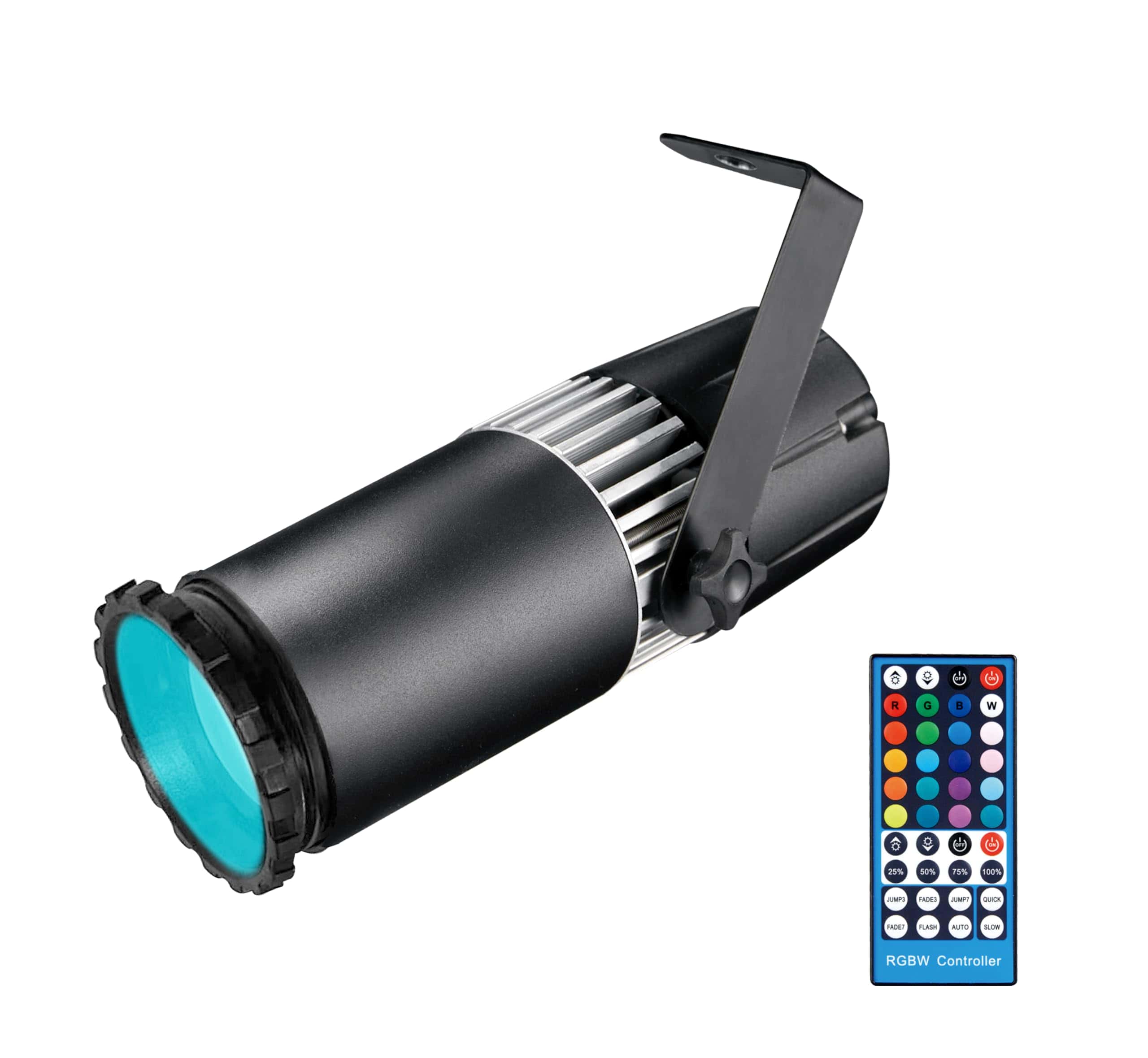 Luz Pinspot LED, SENLAN 15W RGBW 4 en 1 Luz de Haz LED SMD