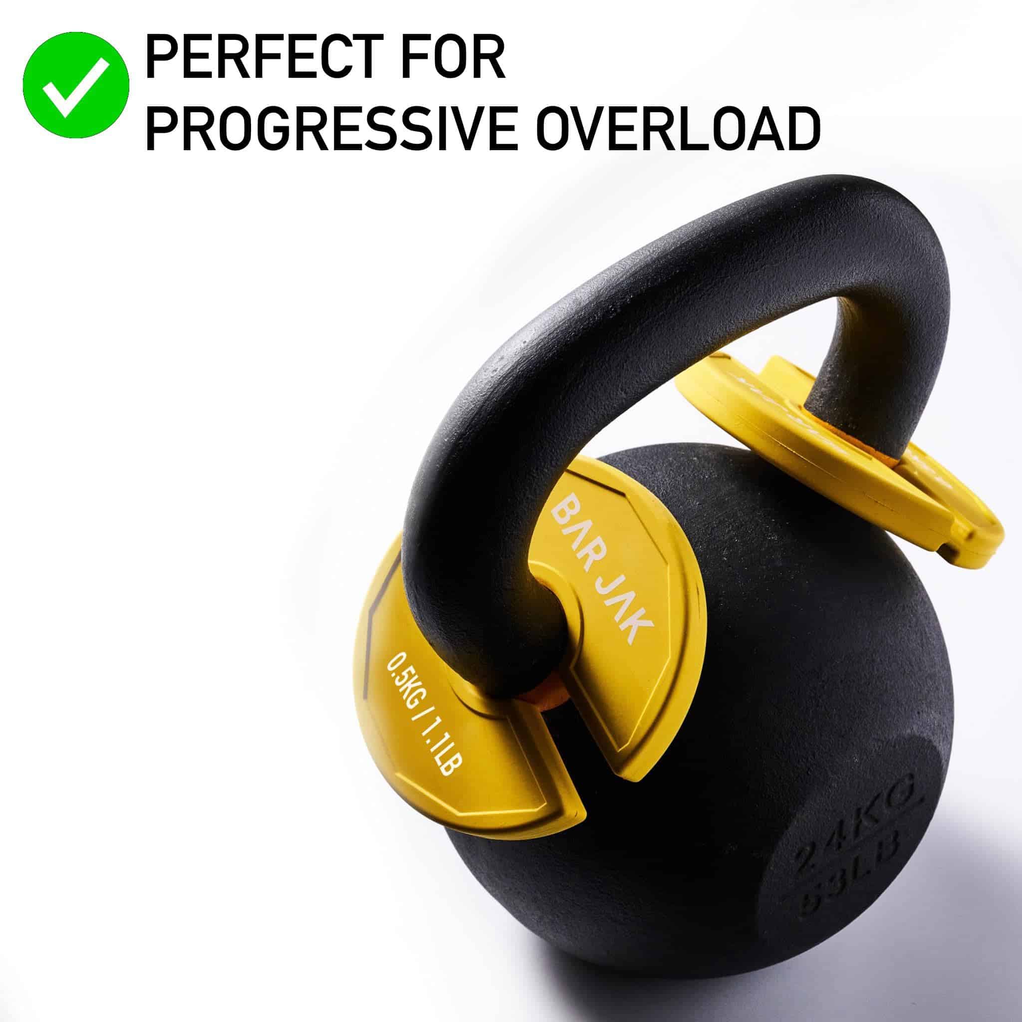 Placas Micro Bar Jak. Placa de peso de 0.5 KG, x4 piezas, - Imagen 5