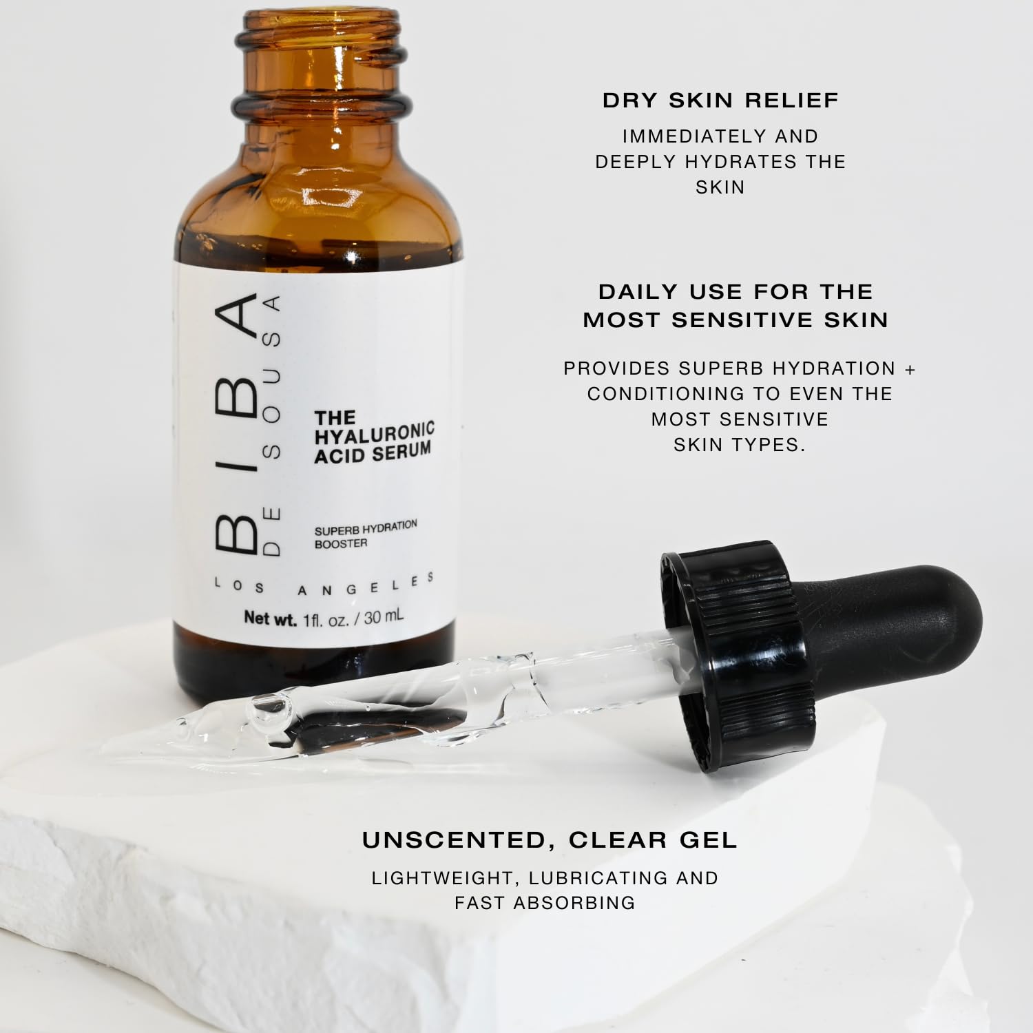 BIBA DE SOUSA Sérum de Ácido Hialurónico para Rostro - - Imagen 4