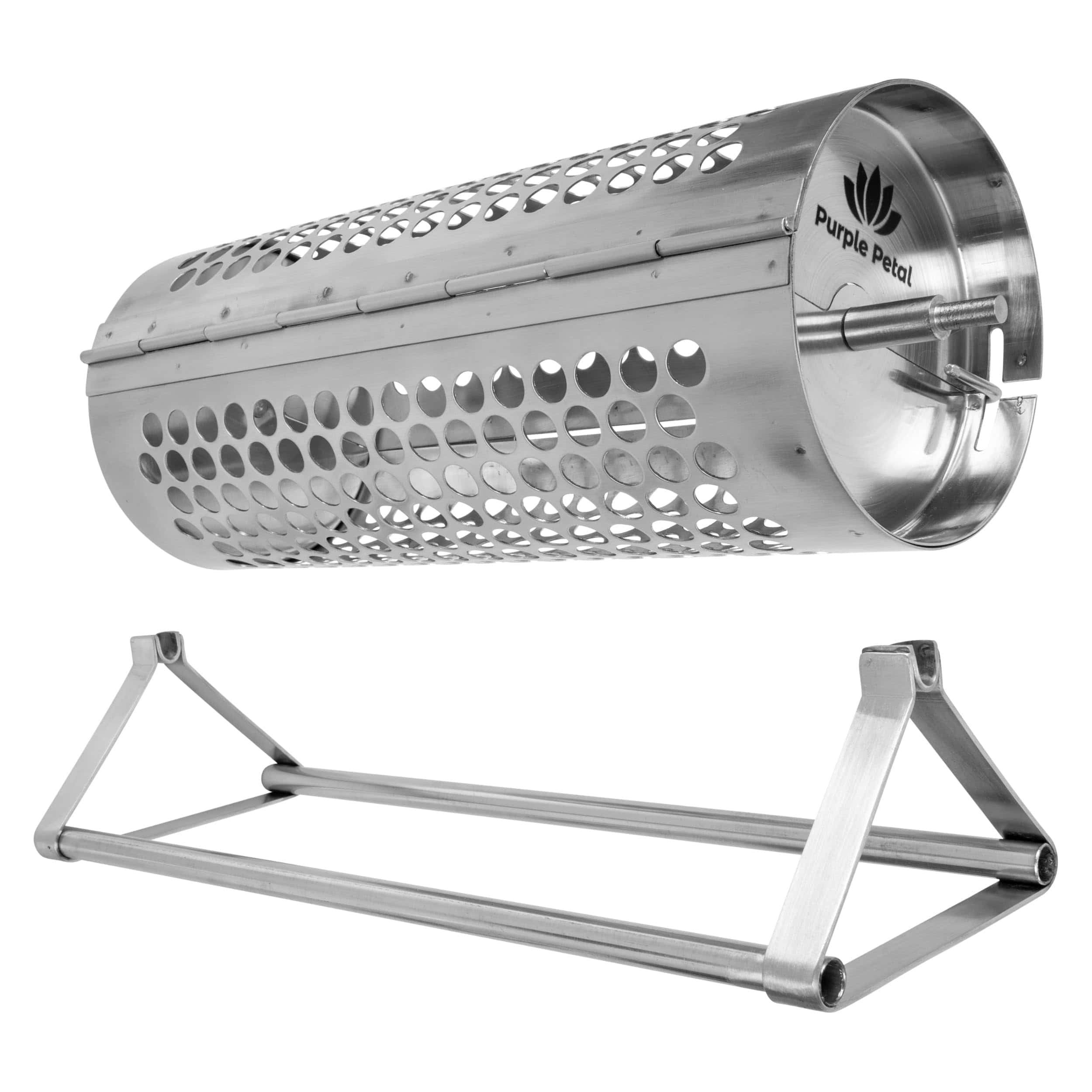 Cesta de Parrilla Rodante - Cesta de Parrilla para BBQ con - Imagen 3