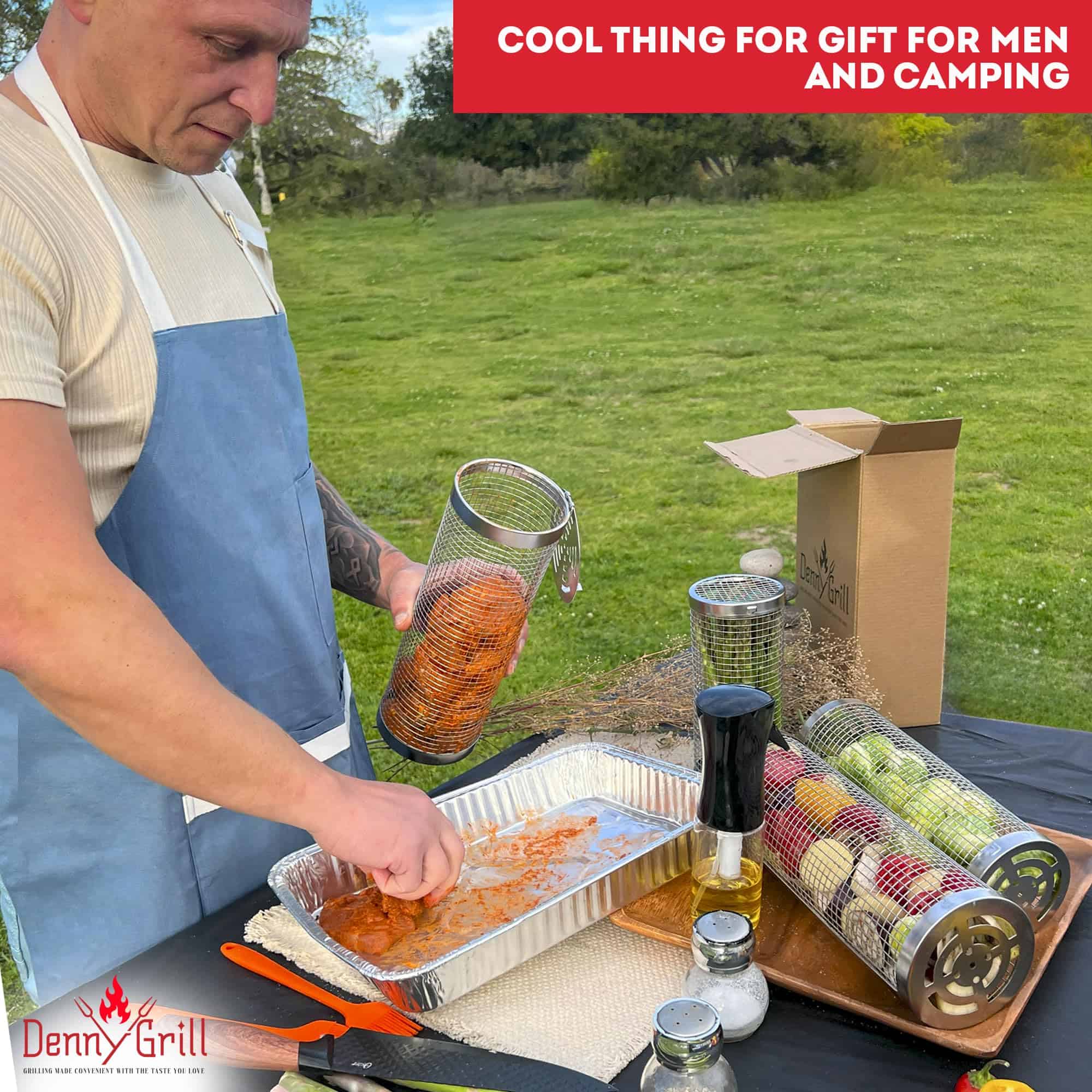 Canastas de Parrilla Denny para Exteriores (2PCS, 2024 - Imagen 8