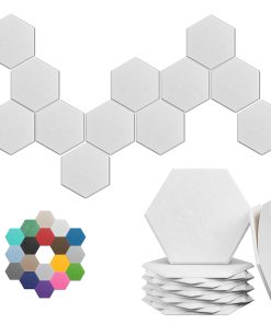 Paneles Acústicos Hexagonales- Paquete de 12 Paneles