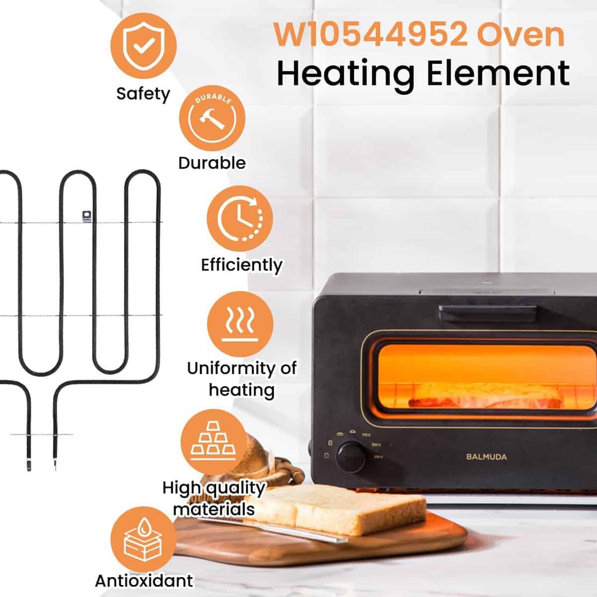 Elemento de Calentamiento del Horno KTXzxdr W11238400 - Imagen 7