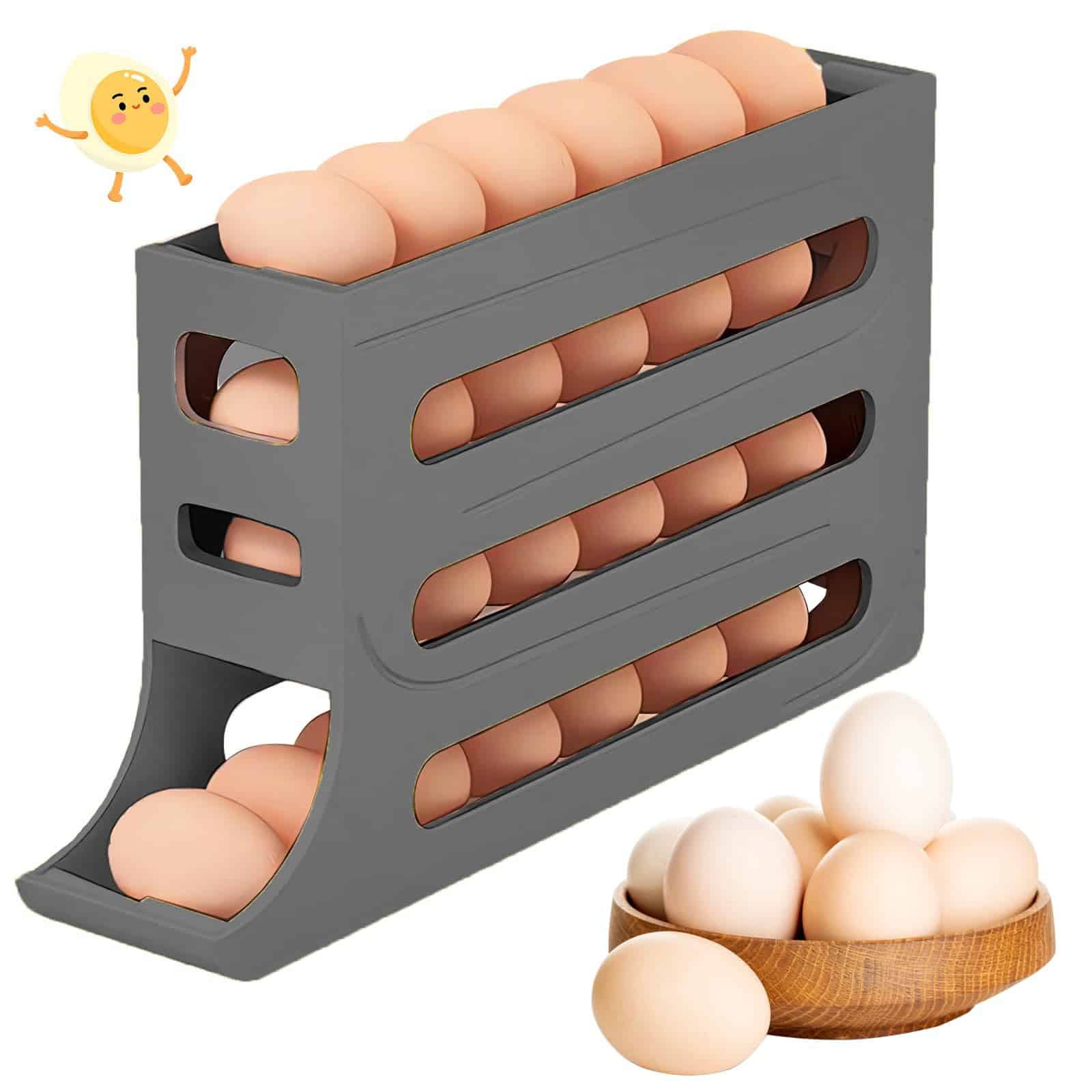 Porta Huevos para Refrigerador Jofarstep, Dispensador de 4