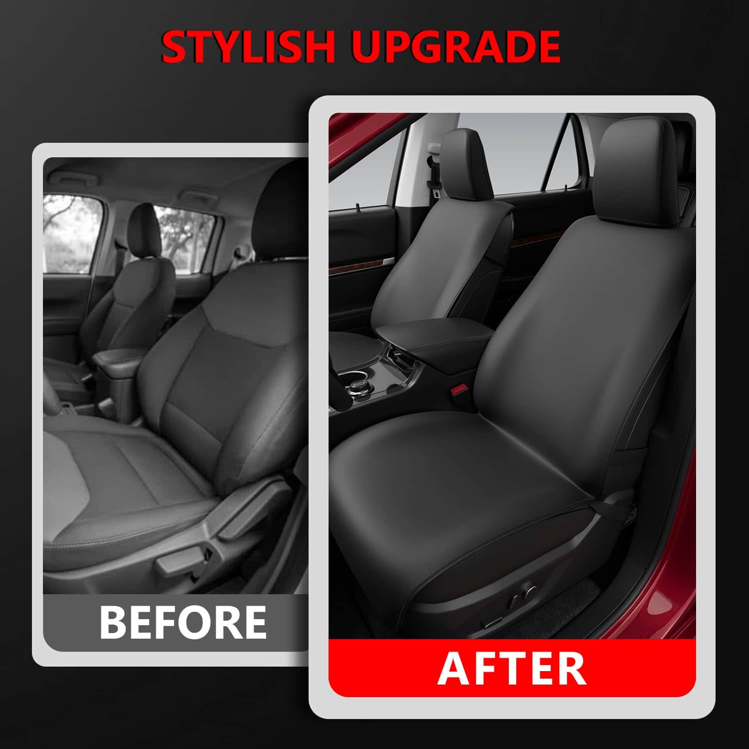 Funda de Asiento para Automóvil PTYYDS Compatible con Ford - Imagen 7