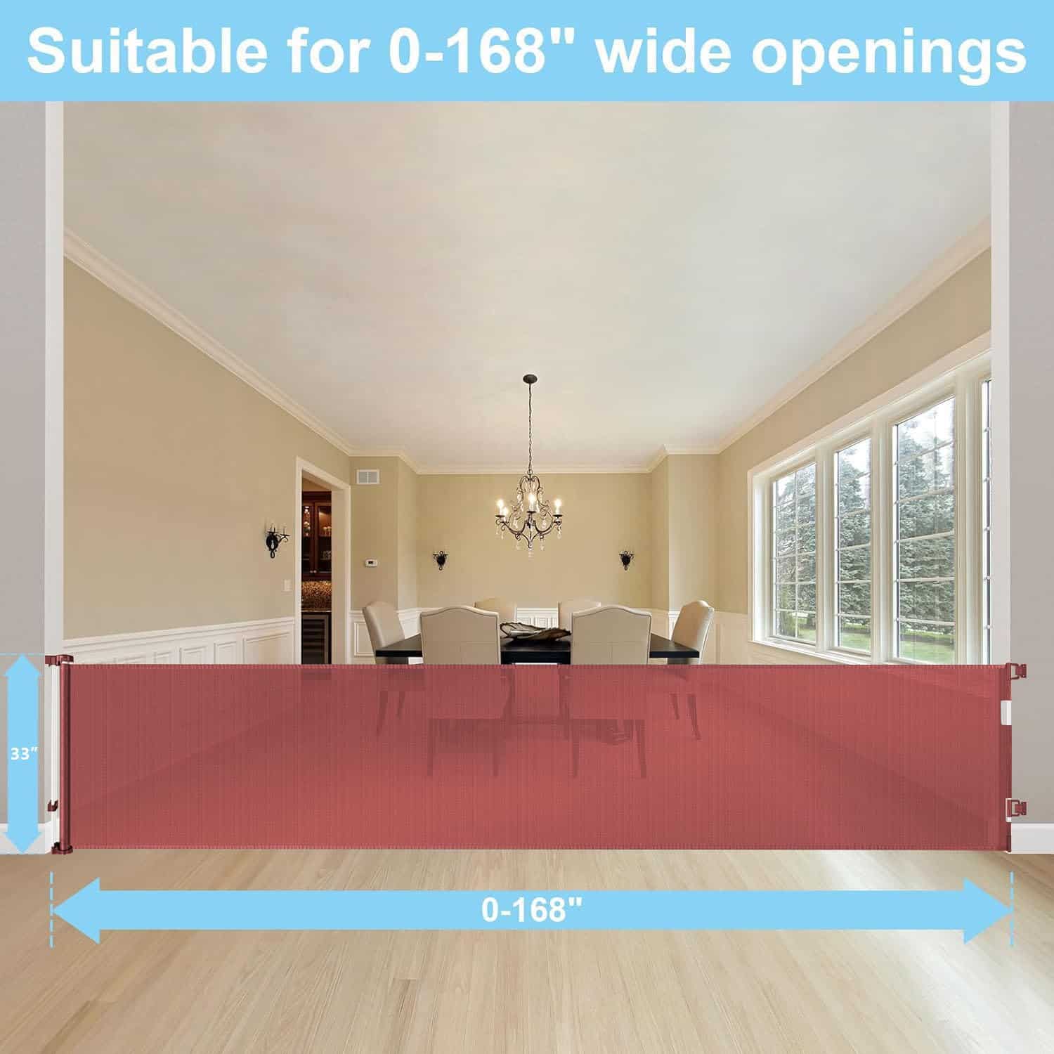 Puertas de Seguridad Extra Ancha Retráctiles Timber 168 - Imagen 3