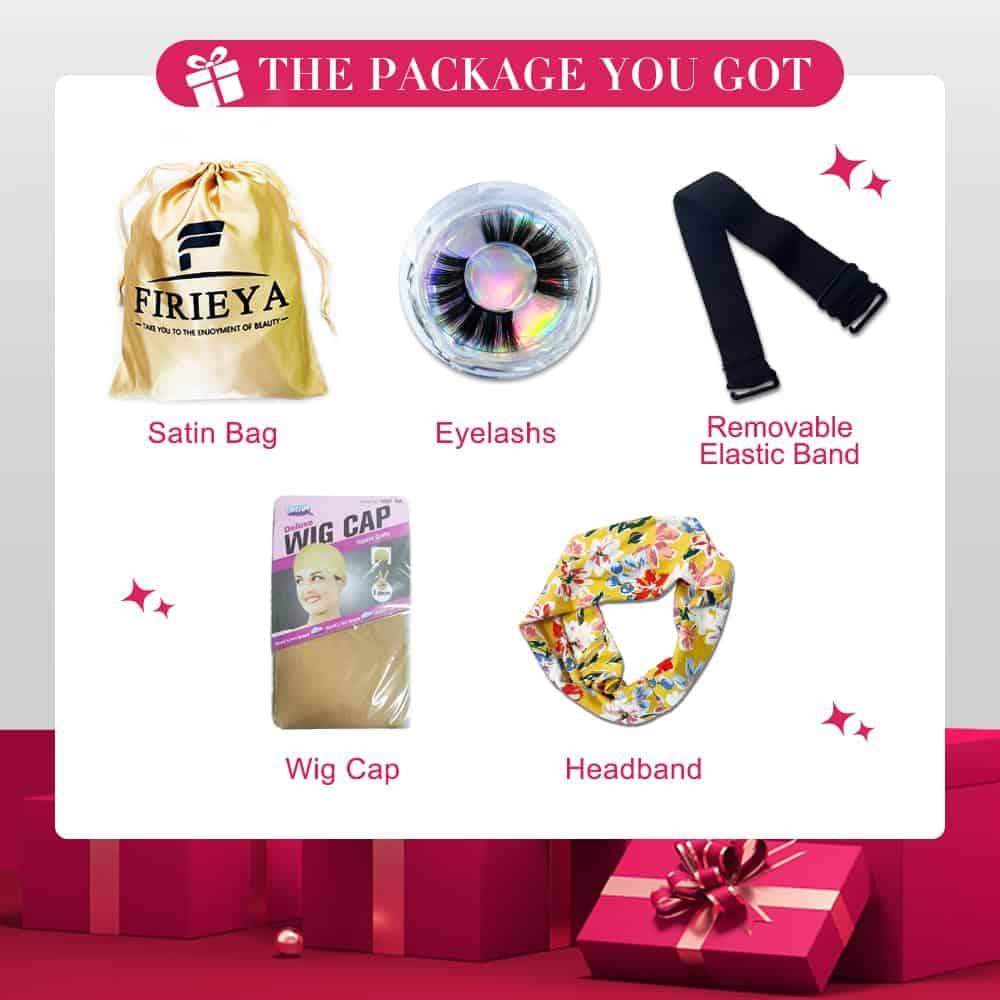 Pelucas de encaje de onda profunda FIRIEYA cabello humano - Imagen 7