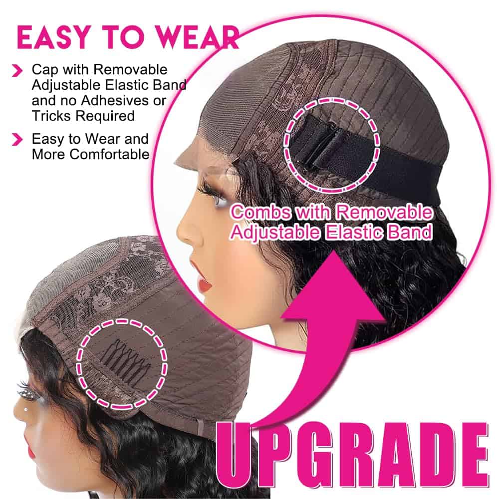 Pelucas de encaje de onda profunda FIRIEYA cabello humano - Imagen 4