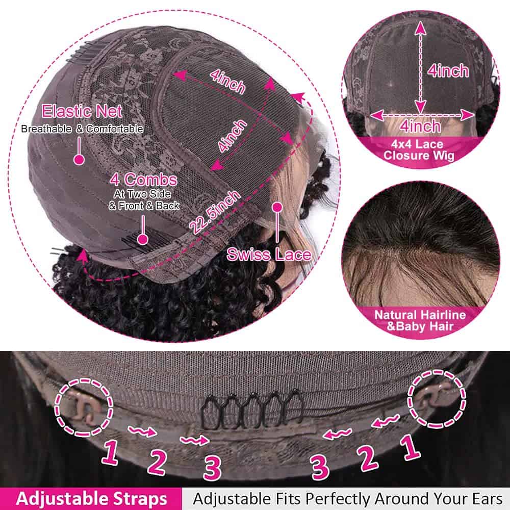 Pelucas de encaje de onda profunda FIRIEYA cabello humano - Imagen 6