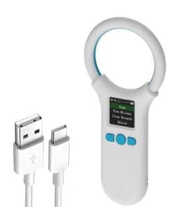 Escáner de microchip AHANIN RFID 134.2KHz/125KHz Lector de