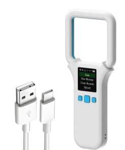 AHANIN Escáner de Microchip para Mascotas RFID