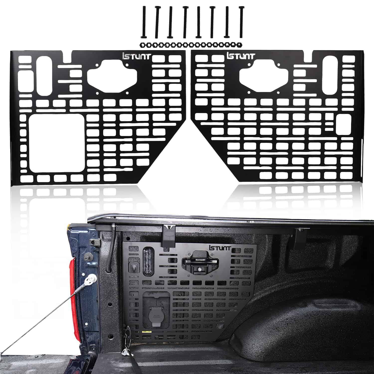 Panel de almacenamiento de carga de portaequipajes interior