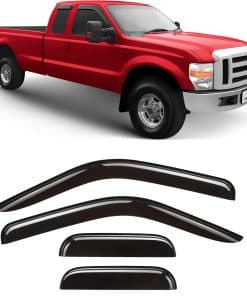 Voron Glass deflectores de lluvia extra -Negro