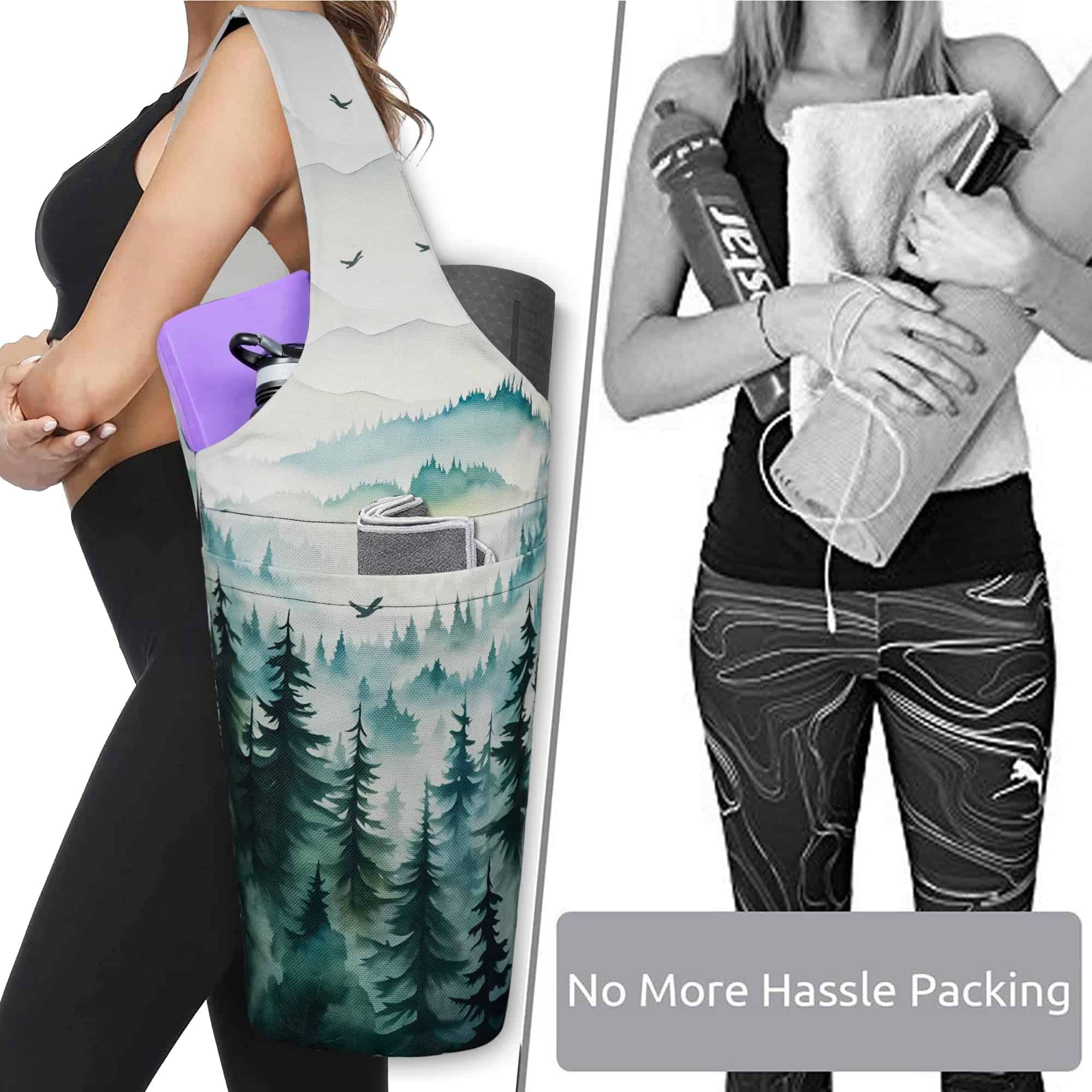 Bolsa de Yoga BagYG - Bolsa larga con bolsillos - ¡Guarda - Imagen 6