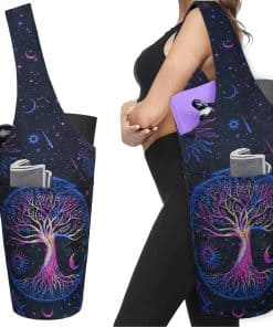 Bolso para Tapete de Yoga - Bolso Largo con Bolsillos para