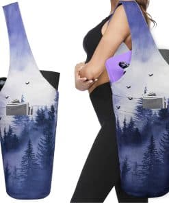 Bolsa para tapete de yoga - Bolso largo con bolsillos -