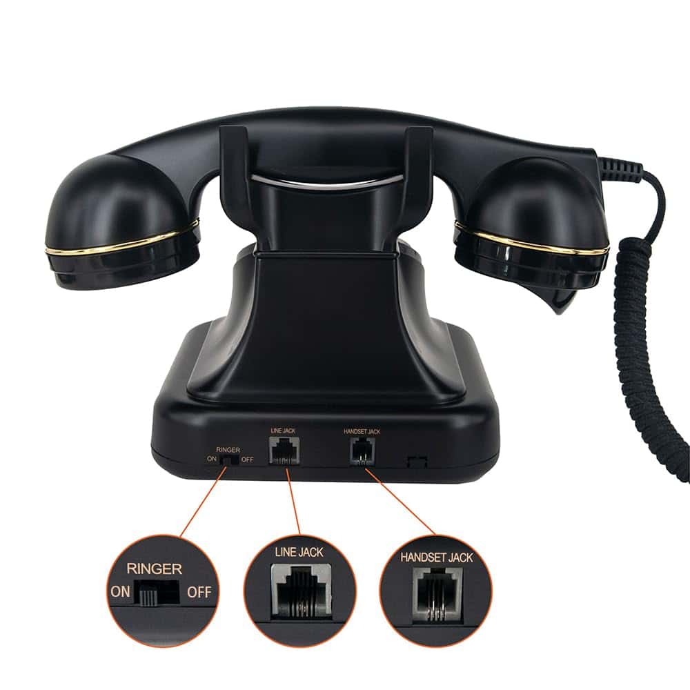 Teléfono Giratorio GHYTMTHOT, Teléfono Vintage de Línea - Imagen 4