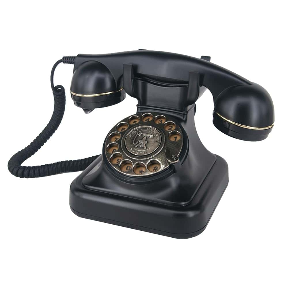 Teléfono Giratorio GHYTMTHOT, Teléfono Vintage de Línea