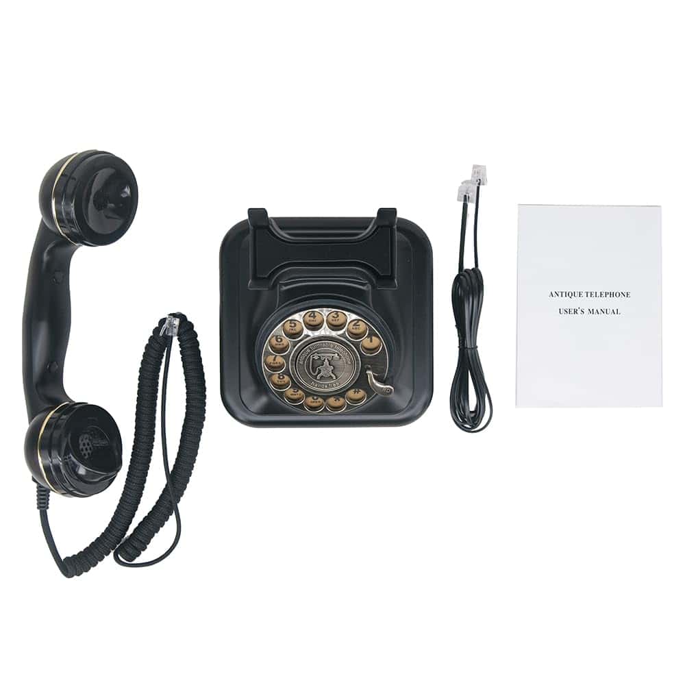 Teléfono Giratorio GHYTMTHOT, Teléfono Vintage de Línea - Imagen 7