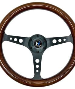 Volante clásico de madera universal Hiracing de 14 pulgadas